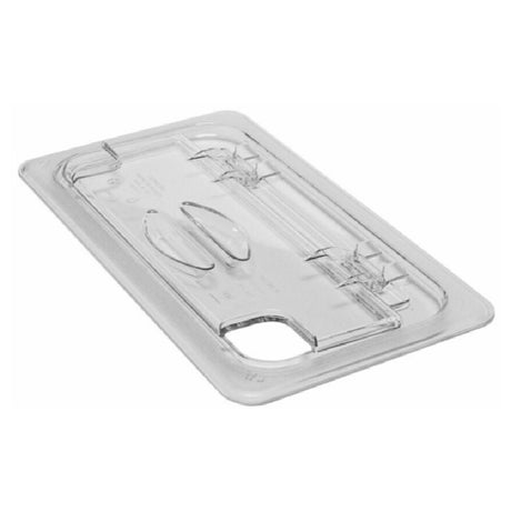 Cambro 30CWLN135 Camwear® FlipLid® Food Pan Cover 1/3 Size Notched