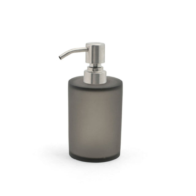 FOH RSP026GYR12 10oz Nassau Pump Smoke With Brushed Top Includes One RSP102BSS22 Pump Dispenser Top Silver