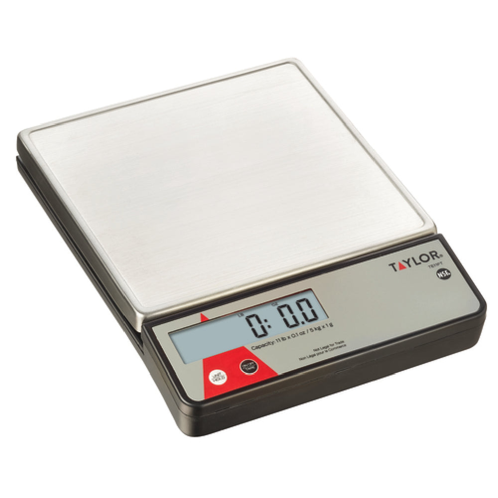 Taylor TE11FT Portion Control Scale Digital 11 Lb X .1 Oz./5 Kg X 1 G Capacity