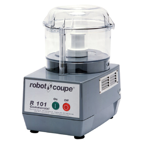 Robot Coupe R101BCLR Combination Food Processor 2.5 Liter Clear Polycarbonate Cutter Bowl