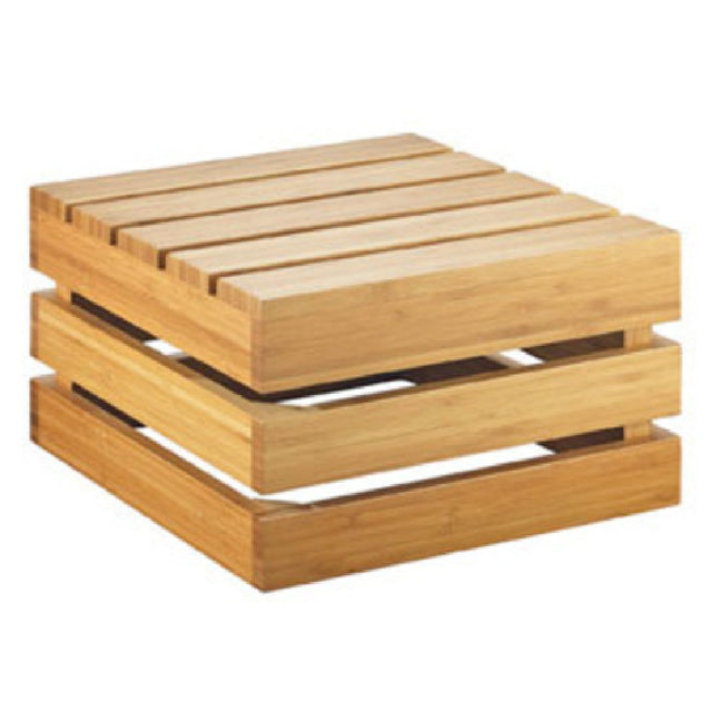 Cal Mil 3332-7-60 Crate Riser 12"W X 12"D X 7"H Square