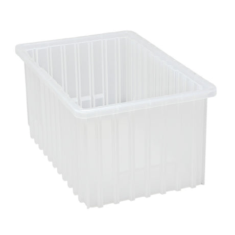 Quantum DG92080CLCS - Dividable Grid Container, 16-1/2"L X 10-7/8"W X 8"H, Clear