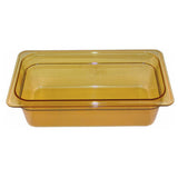 Cambro 34HP Hot Pan 1/3 X 4 150 Amber