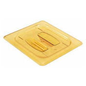 Cambro CAM60HPCH150 Hot Lid 1/6 Sz Solid 150 Amber
