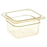 Cambro 64HP 1/6 High Heat Food Pan Amber