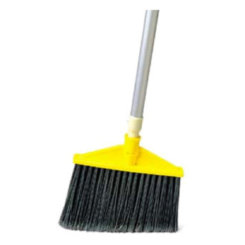 Rubbermaid FG638906BLA - Jumbo Smooth Sweep Angle Broom, 1" Dia. Metal Handle, Polypropylene Fill