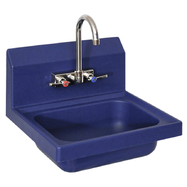 BK Resources APHS-W1410-BE Antimicrobial Hand Sink 14" Wide X 10" Front-to-back X 5" Deep Bowl