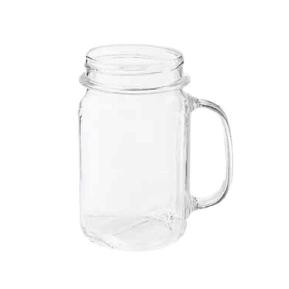 GET Enterprises MAS-3-CL Mason Jar 16 Oz. (16.55 Oz. Rim Full) Polycarbonate