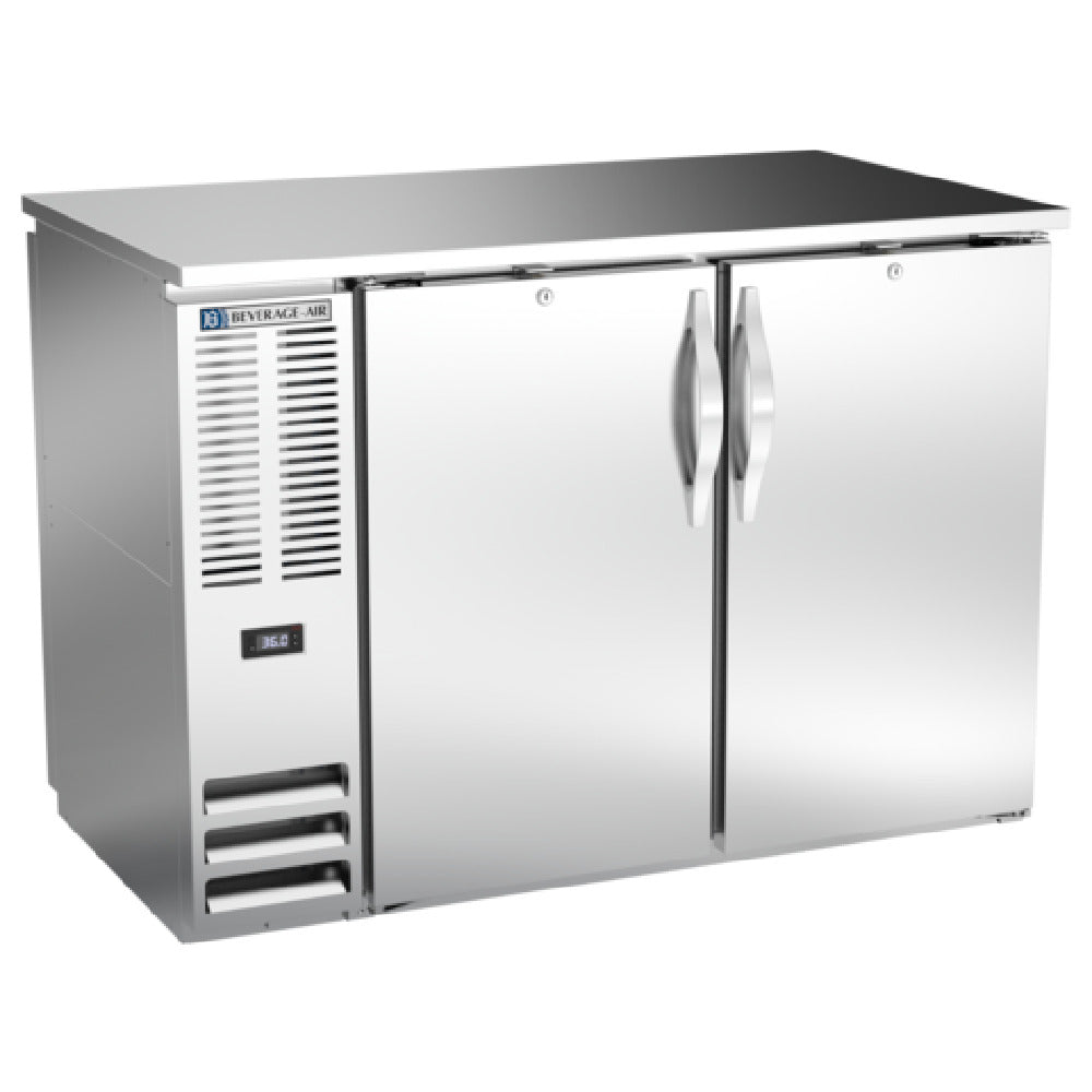Beverage Air BBN48HC-PT-S - Refrigerated Pass-Thru Back Bar Refrigerator, Two-section