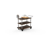 Steelite MGCRNX20WSXX Mogogo Buffet Solutions Roll'n Cheese Plate & Wine Cart 41-1/2" X 21" X 40-1/2"H