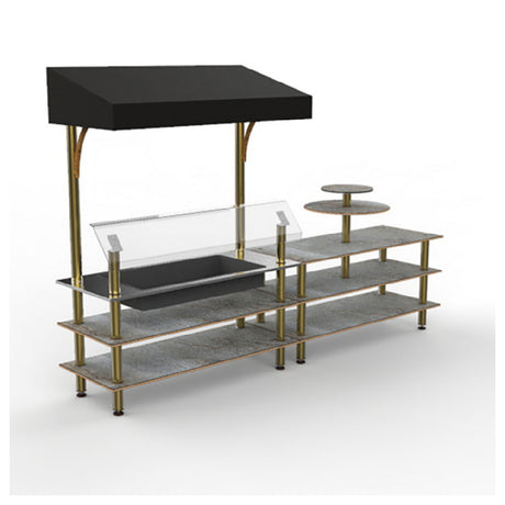 Steelite MGCMLE04GBBF Display Station Mixed Materials (minimum = Case Quantity 1 Per Case) (repack Item)