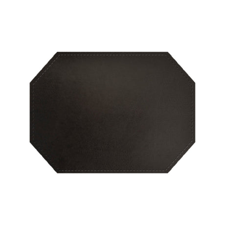 Risch TABLEMATOCT-TAM 15X11 Tamarac Light-grain Faux-leather Table Mat (specify Color)