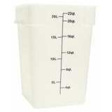 Thunder Group PLSFT022PP Food Storage Container 22 Quart Square