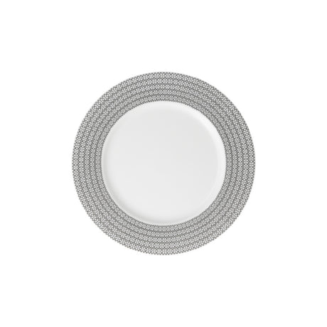 Zwiesel Fortessa FBC-ORNAB-102 - FBC Ornament Dinner Plate, 10.75" (27 Cm), Black (1.53 Each Weight) (Per Case = 12 Each)