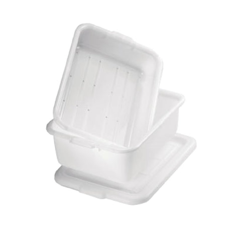 Tablecraft DBF77 Freezer Combo Drain Box Set With 1/4" Dia. Holes Dishwasher Safe