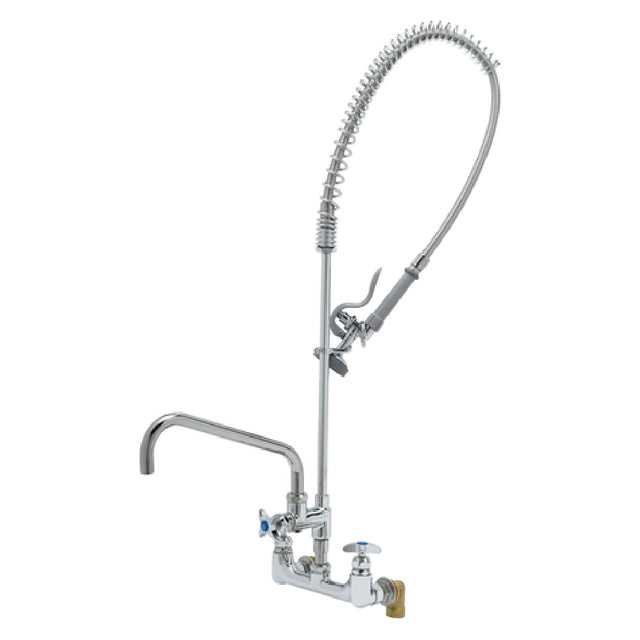 T&S Brass B-0287 Big-Flo Pre-Rinse Unit Wall Mounted 8" Center Base Faucet