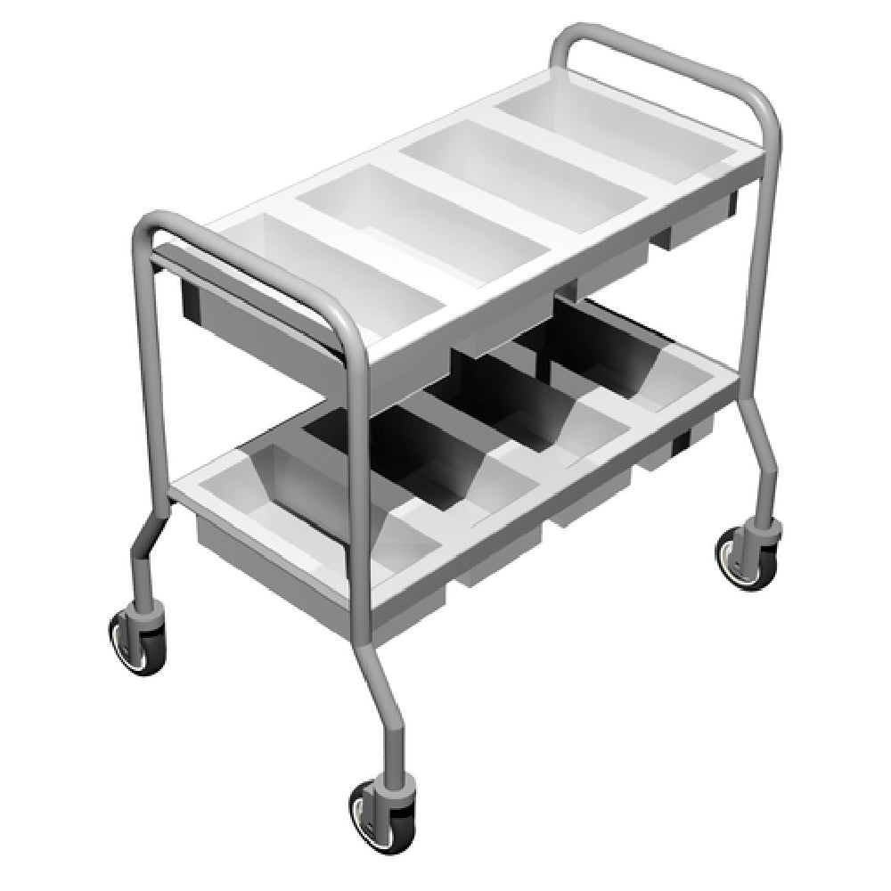 Caddy T-305 Bulk Silver Caddy 32-1/2"W X 22-1/2"D X 30-3/4"H (2) Shelves