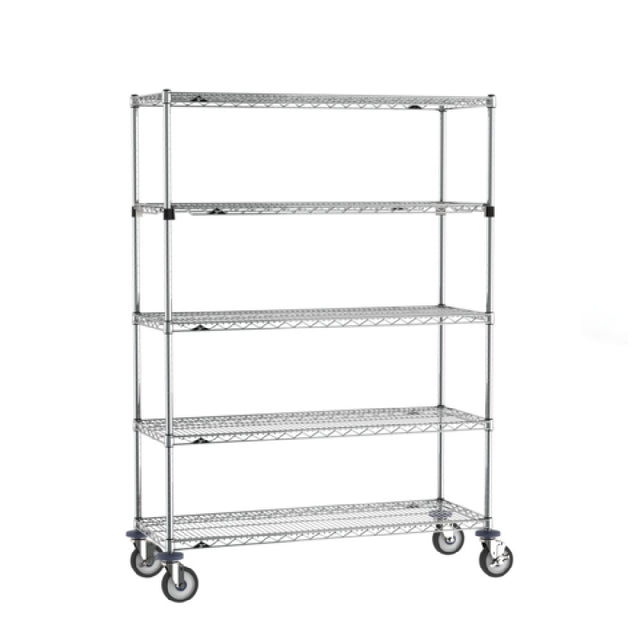 Metro SEZ-184868C-MU-41 Super Erecta® Stem Caster Cart 48"W X 18"D X 68"H 5 Tiers