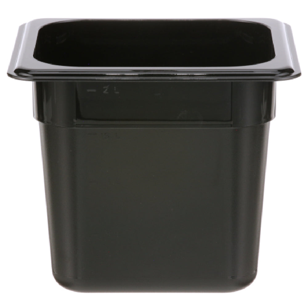 Cambro 66CW-110 Pan Sixth X 6 Black 110