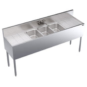 Krowne 19-63C Three Compartment Bar Sin K