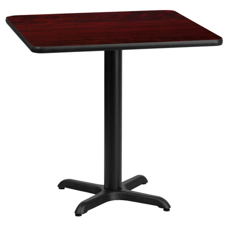 Flash Furniture XU-MAHTB-2424-T2222-GG Table 24"W X 24"D X 31-1/8"H Dining Height