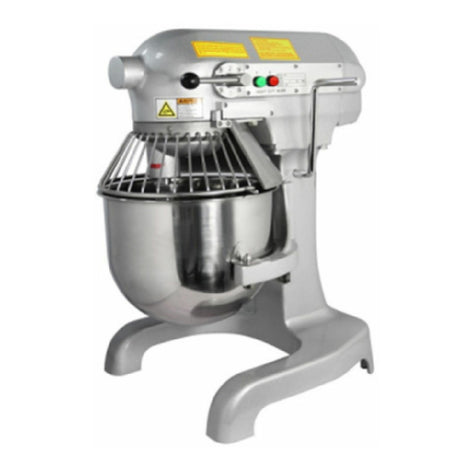 Hubert 75570 - Kratos® Standard Duty Planetary Mixer, 15.5"W X 15.5"D X 24"H, 10 Qt. Capacity