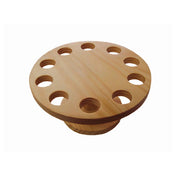 PacknWood 210SBAM10 - Cone/Temaki Display, 4.3" Dia. X 0.7"H, Round