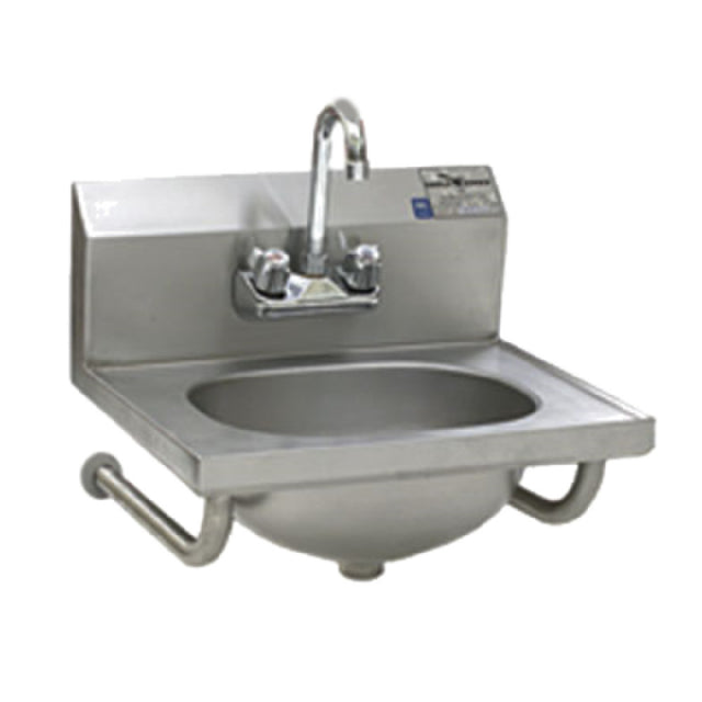 Eagle HSA-10-FTWS-1X Hand Sink Wall Mount 13-1/2" Wide X 9-3/4" Front-to-back X 6-3/4" Deep Bowl