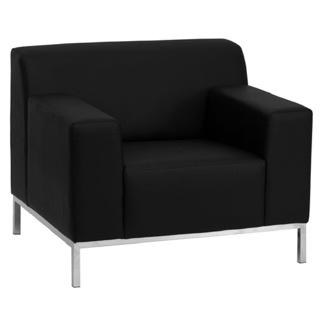 Flash Furniture ZB-DEFINITY-8009-CHAIR-BK-GG Hercules Definity Series Chair LeatherSoft Upholstery