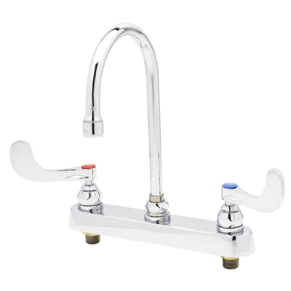 T&S Brass B-1139 Workboard Faucet Deck Mount 8" Centers