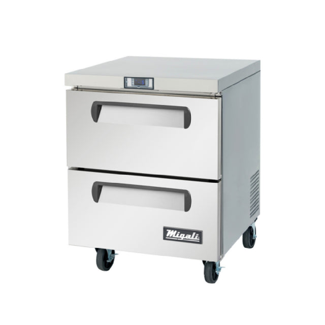 Migali Industries C-U27F-D-HC Work Top Freezer Undercounter 27"