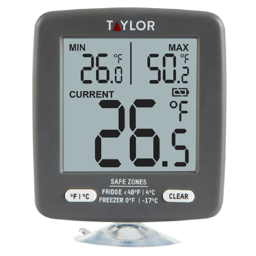 Taylor 5262798 Refrigerator/Freezer Thermometer Digital 4°F To 140°F (-20°C To 60°C) Temperature Range