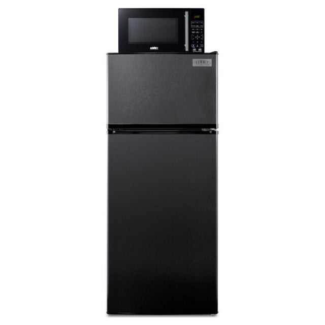 Summit MRF1119BA Microwave-Refrigerator 10.3 Cu.ft. Capacity Compact Size