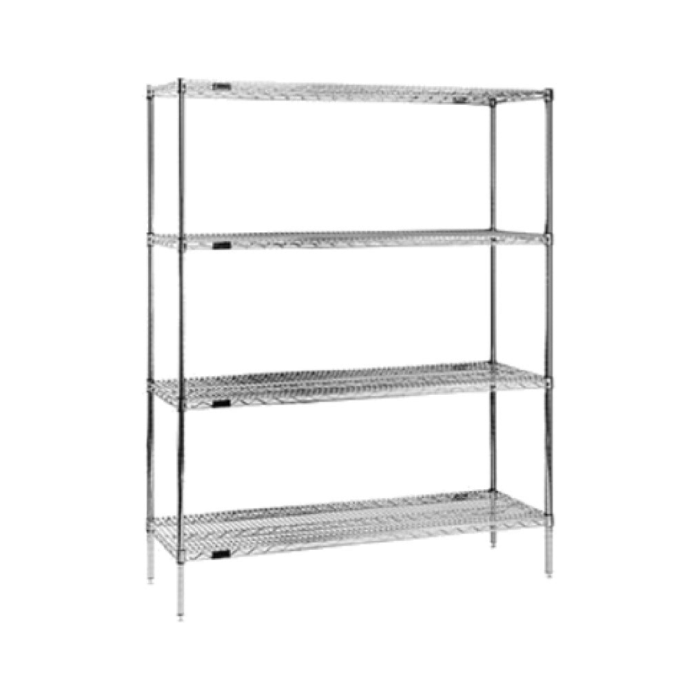 Eagle 1836Z63-X Red-i-Pak® Shelving Unit 4-tier 36"W X 18"D X 63"H