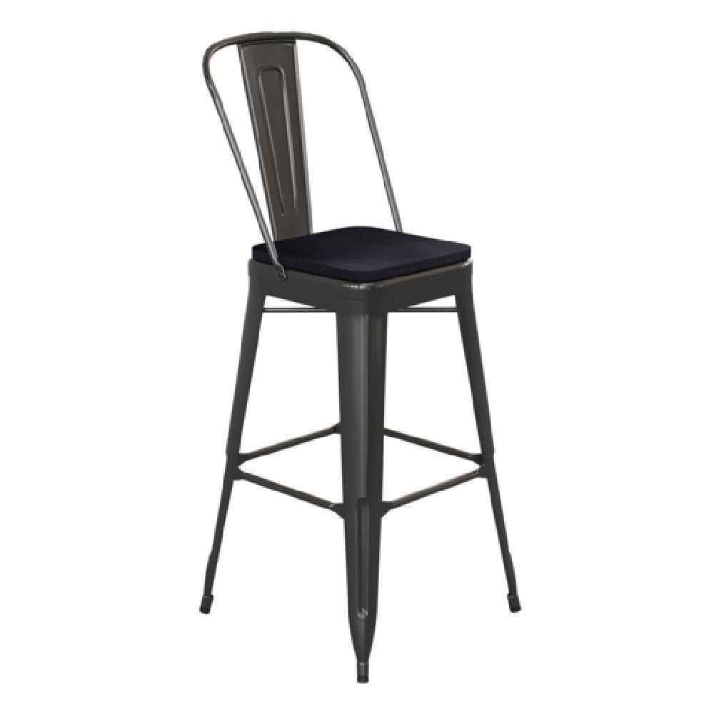 Flash Furniture CH-31320-30GB-BK-PL2B-GG Kai Bar Stool 500 Lb. Weight Capacity