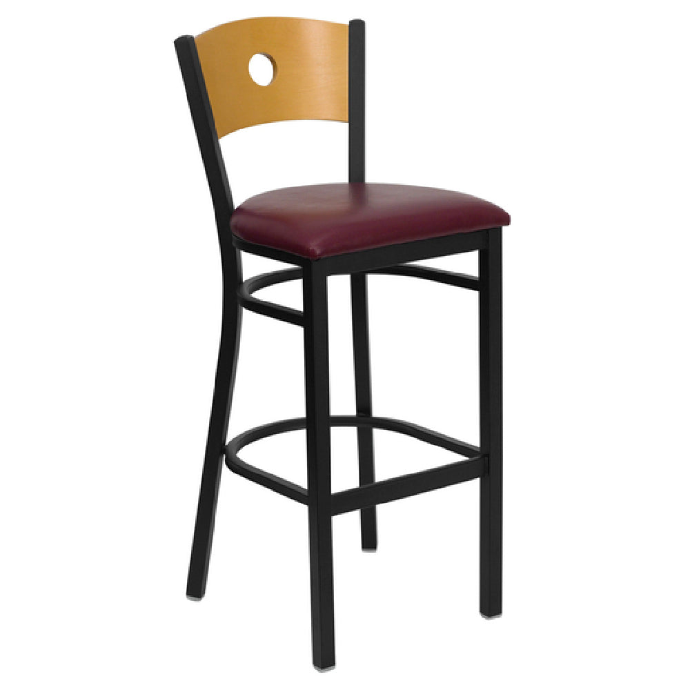 Flash Furniture XU-DG-6F6B-CIR-BAR-BURV-GG Hercules Series Restaurant Bar Stool