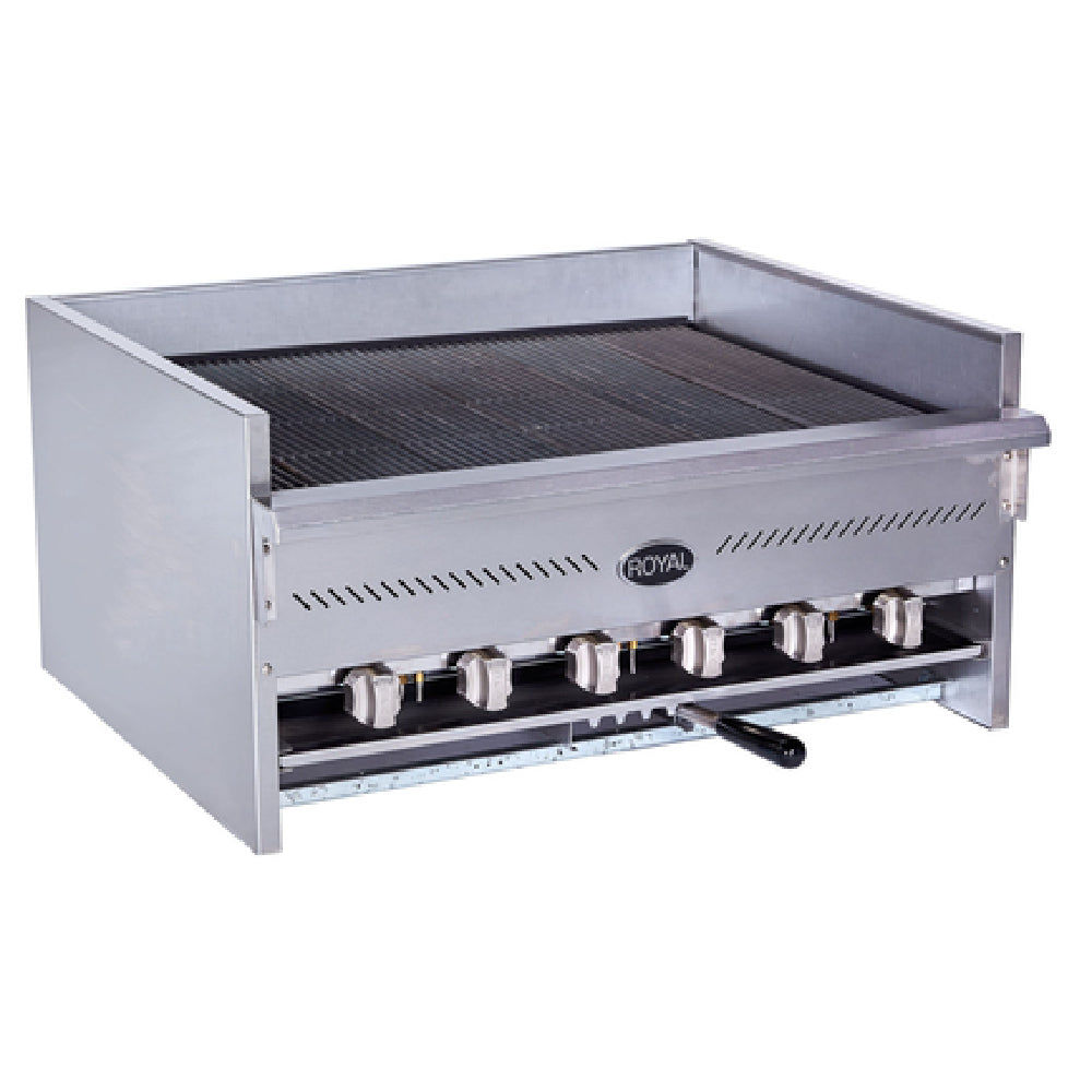 Royal Range Of California RARB-24_NAT Charbroiler Gas Countertop