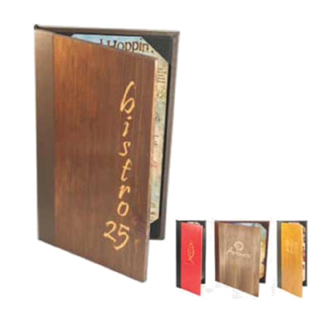 Menu Solutions W110C Menu Cover Holds 8-1/2" X 11" Insert Single Panel With 1 View
