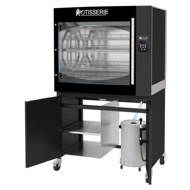 Rotisol SCP8.760 Star-Clean Panoramic Batch Rotisserie Oven With Cleaning System