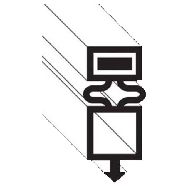 Franklin Machine Products 148-1090 Drawer Gasket 24-3/4" X 26-1/8" 4-sided