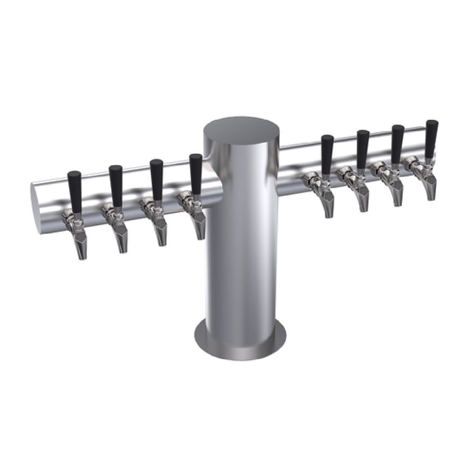 Krowne KMT-8S Krowne Max-T Style Tower Eight Faucets Handles And Faucets Not Included