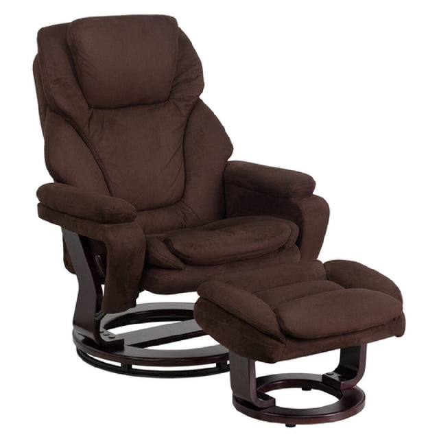 Flash Furniture BT-70222-MIC-FLAIR-GG Swivel Recliner 31-1/2"W X 34 42"D 42"H