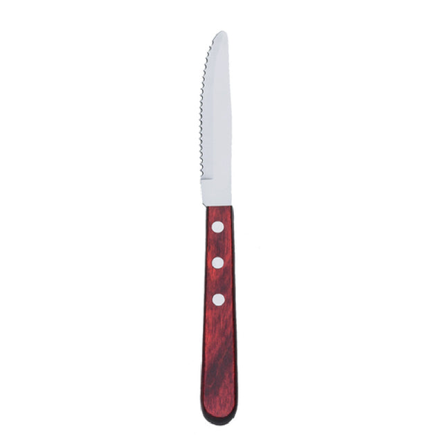 Browne Foodservice 574338 Ridgeline Steak Knife 9" Rounded Blade Tip