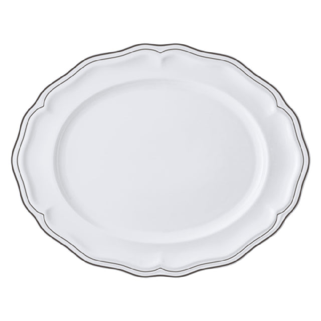 Steelite 62577FP817 Oval Platter 13.0" X 10.5" X 1.0" Adelina