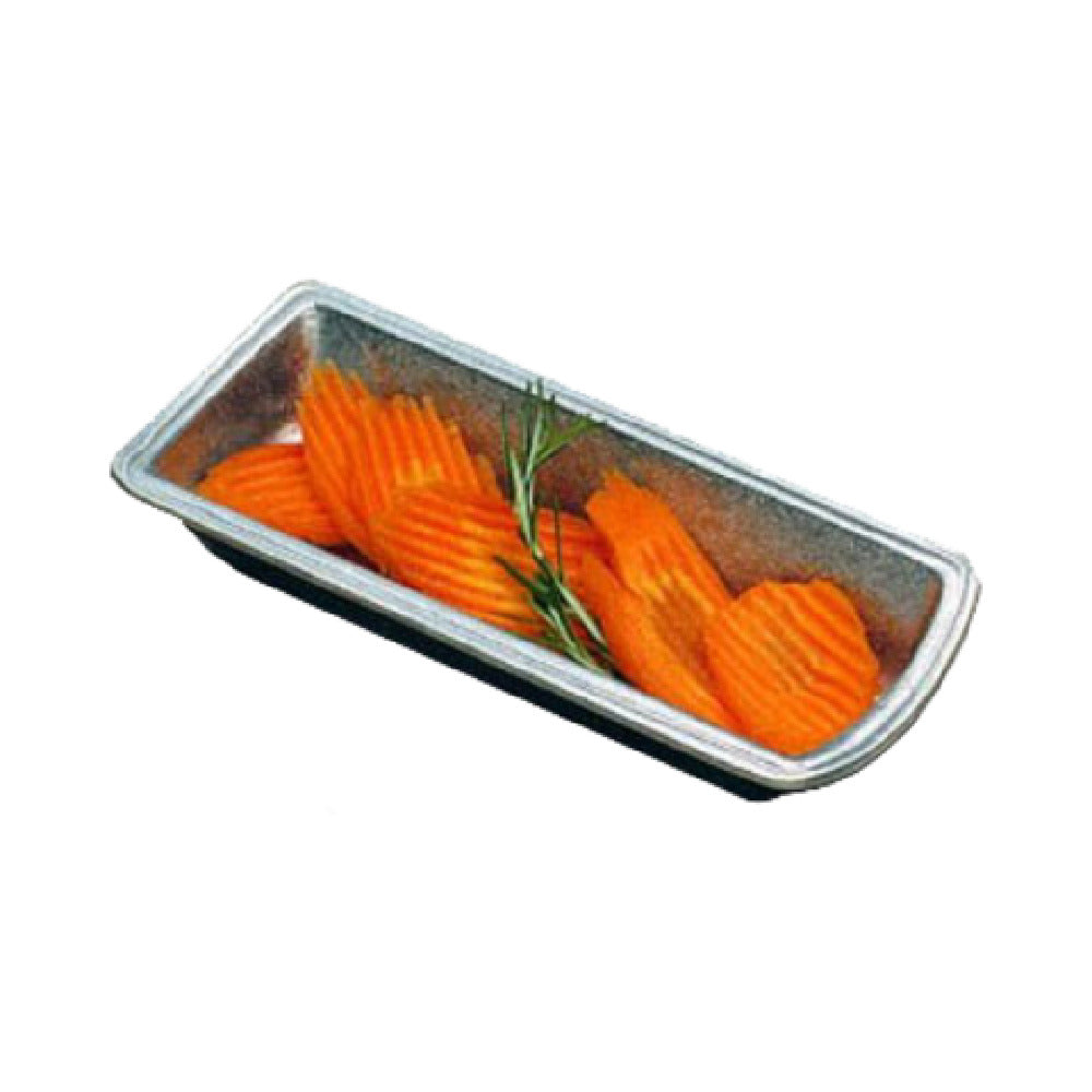 Bon Chef 9031SMOKEGRA - Celery & Olive Tray, 3-3/16" X 7-9/16" X 1-1/4" Deep, Aluminum With Ceramic-look Coating