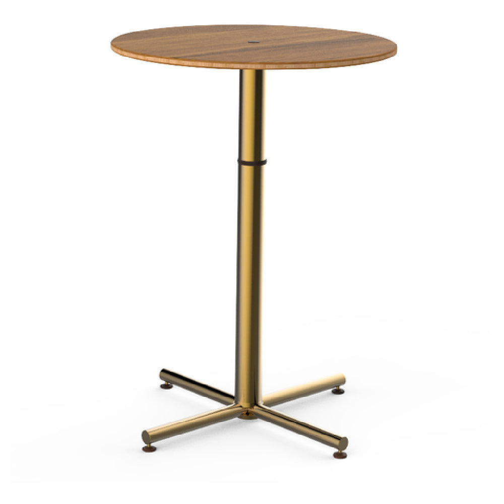 Steelite MGCPBR01BBXX Mogogo Buffet Solutions Polo Bar Table 30" Dia. X 42"H Round