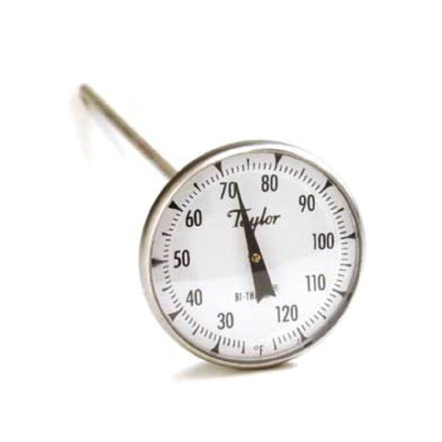 Taylor 8212J Bi-Therm® Pocket Thermometer Dial 25° To 125°F Temperature Range