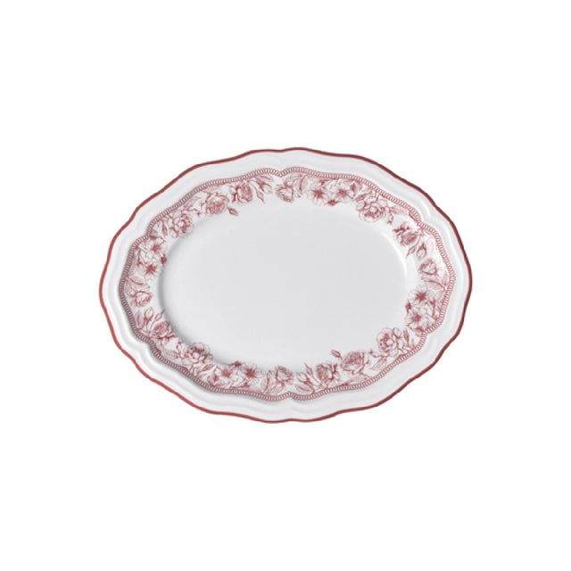 Steelite 62530FP818 Oval Platter 9.0" X 6.75" X 0.875" Adelina