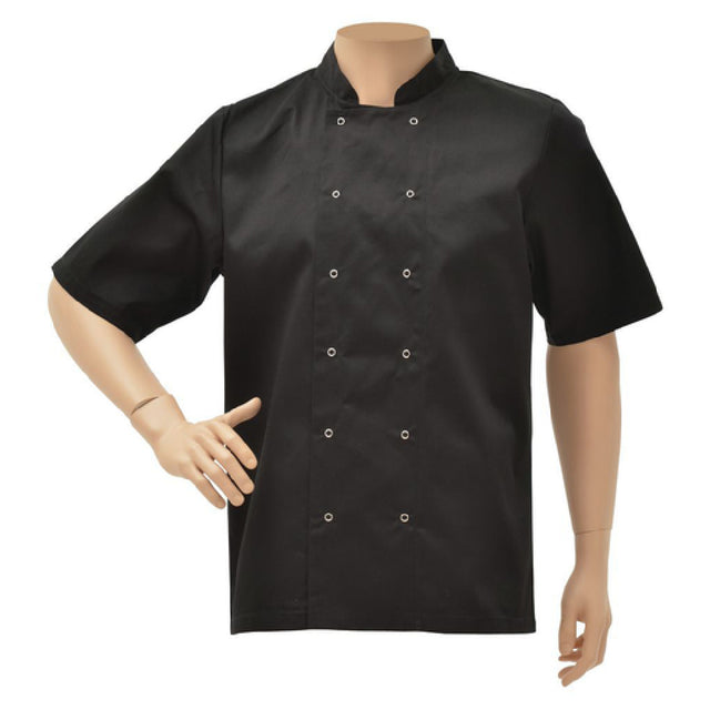 Hubert 68753 - Unisex Chef Jacket, Short Sleeve, Double-breasted