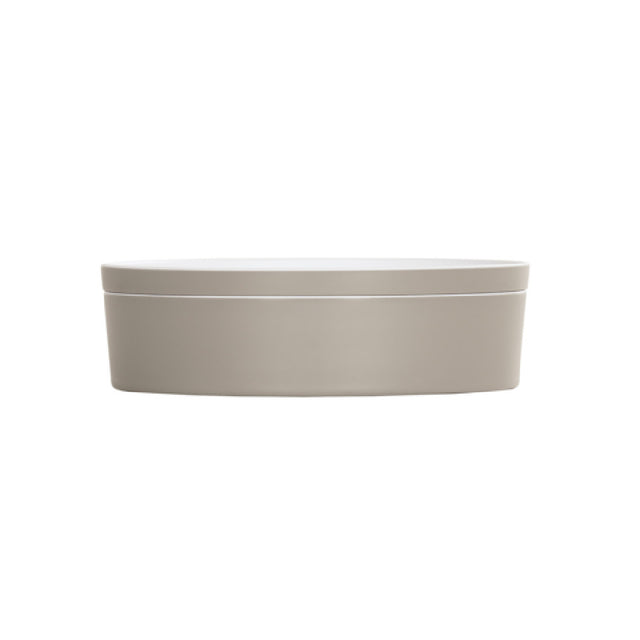 Cal Mil 24129-10-102 Bento Box 10.5" Dia. X 3"H Round